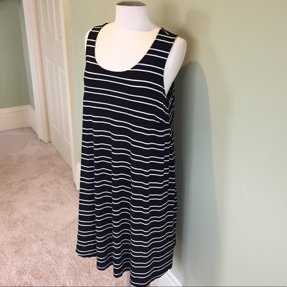 Robe Sans Manches Motherhood Maternity - Taille M, Noir à Pois Blancs, En Coton, Style Journée